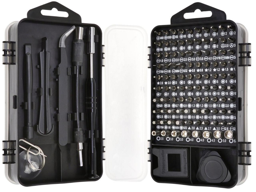 Викрутка з бітами для прецизійних робіт "GeKo" (98в1) комплект 115 штук з приладдям Киев - изображение 1