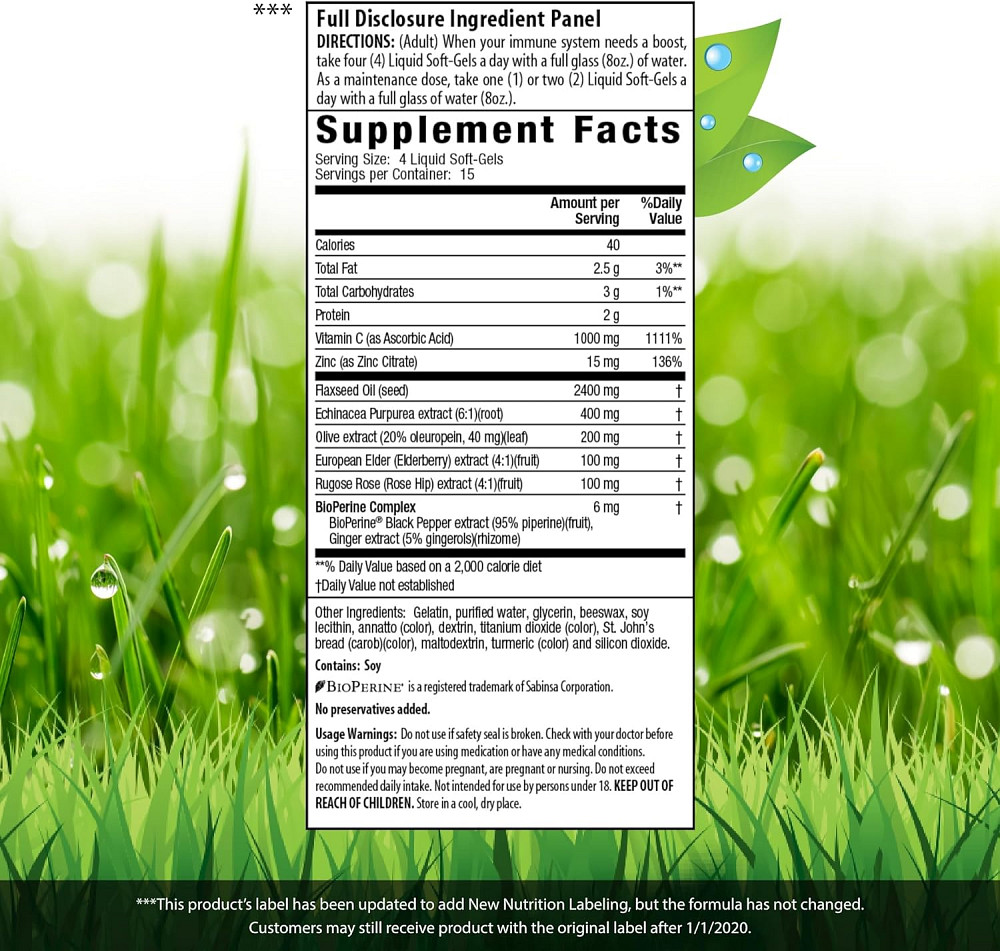 Витамин С Irwin Naturals Urgent Rescue Mega Vita-C + Rosehips and Zinc 60 Liquid Soft-Gels Луцк - изображение 2