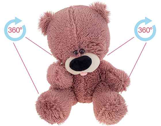 Ведмідь на шарнірах Аліна 32 см Какао Киев