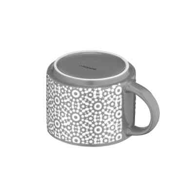 Чашка Ardesto Weaving G, 330мл, порцеляна, біло-чорний (AR3473G) Вінниця