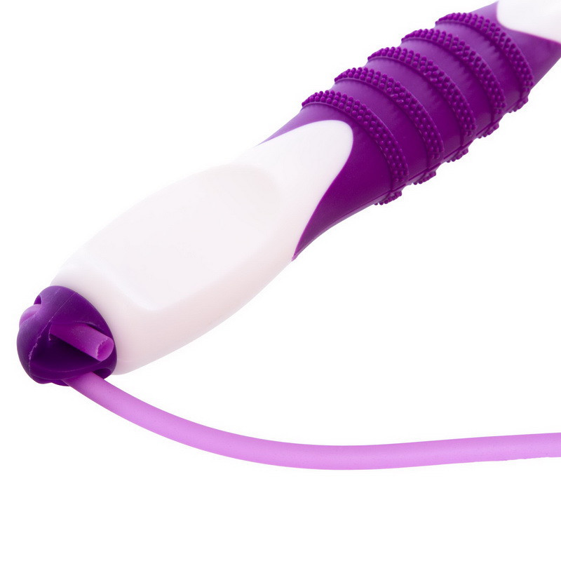 Скакалка со счетчиком и PVC жгутом JPL-1233 Вишнёвое - изображение 3