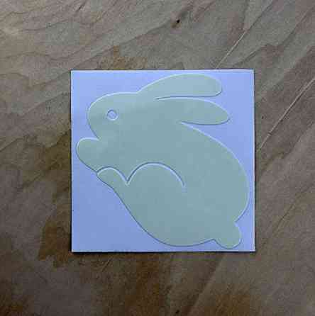 Кролик світиться на перемикач - 10*10см Київ