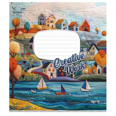 Зошит Школярик Creative work 18 аркушів клітинка (018-3537K) Вінниця