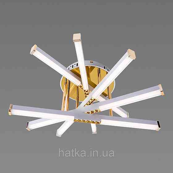 Люстра світлодіодна акрилова Sirius B YH839/5 WT+GD 65W Київ