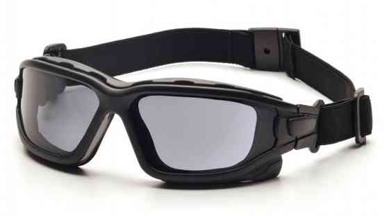 Окуляри захисні з ущільнювачем Pyramex i-Force Slim (gray) Anti-Fog, чорні Запоріжжя