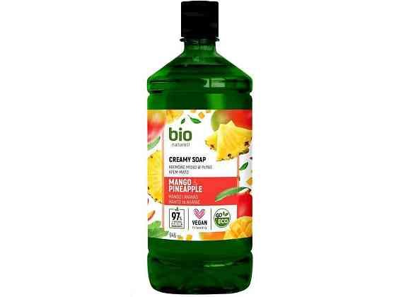 Крем-мило 946 мл бутилка ЗАПАСКА Mango Pineapple ТМ Bio Київ