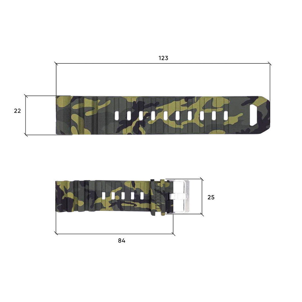 Ремешок для часов Skmei 1657CMGN Camo Green SBR Киев - изображение 3