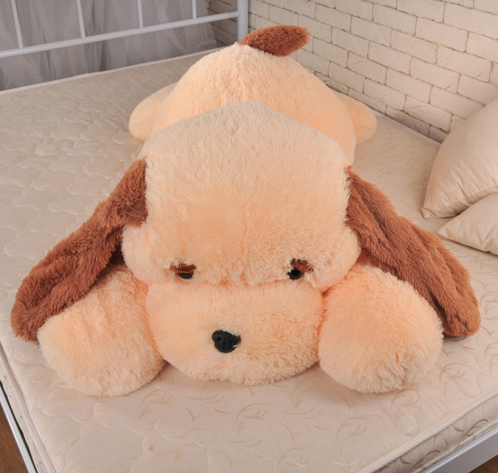 Большая игрушка собака Алина Тузик 140 см персиковый Киев - изображение 2