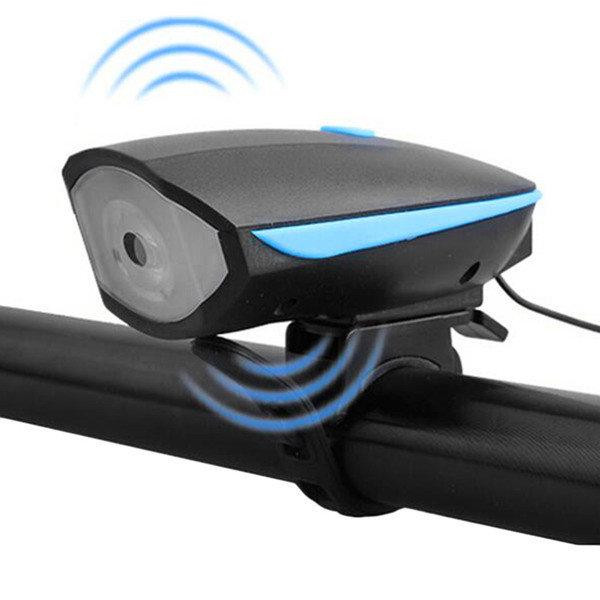 Яскрава велофара із сигналом із виносною кнопкою Speaker Bicycle Light зарядка USB Бровари - фото 3