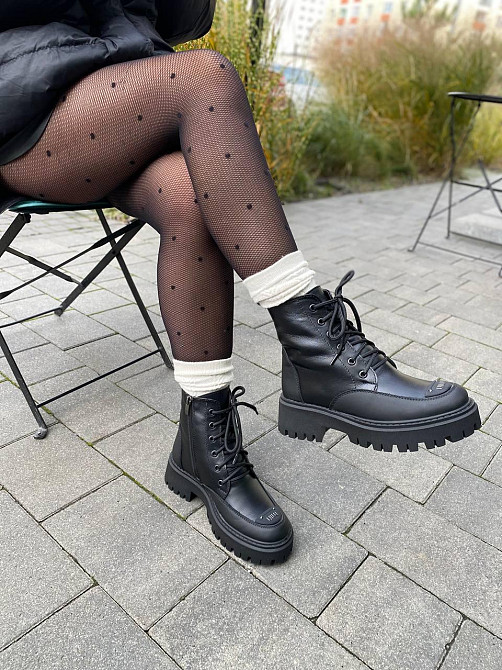 Мидас Черевики жіночі MIDAS 96 чорні (зима, шкіра натуральна) (6098) Коломыя - изображение 3