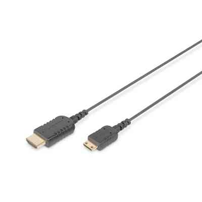 Кабель мультимедійний HDMI M to HDMI mini M 2.0m black Digitus (DB-330121-020-S) Вінниця