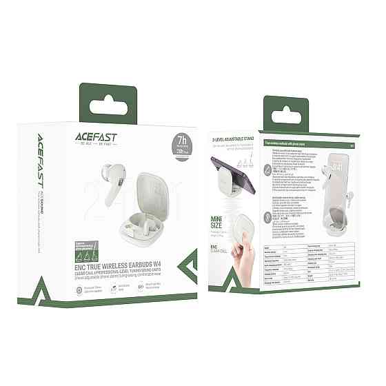 Бездротові навушники  ACEFAST W4 true wireless earbuds with phone stand Khaki Київ