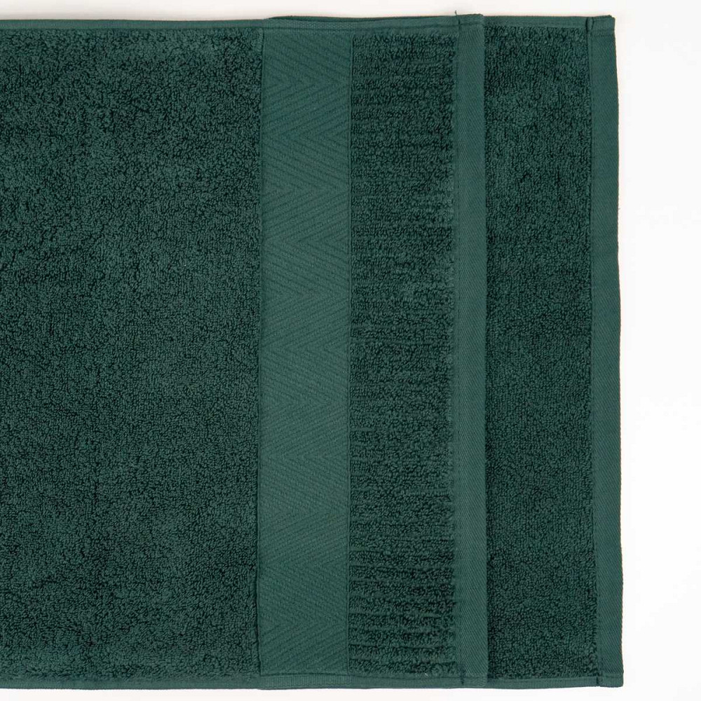 Махровий рушник 50x90см Преміум якості Зеро Твіст Бордюр 550г/м2 (Зелений) Суми - фото 2