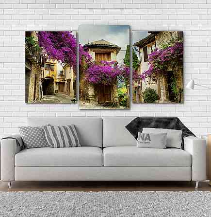 Модульна картина Місто Квіти Art-26_3 Київ