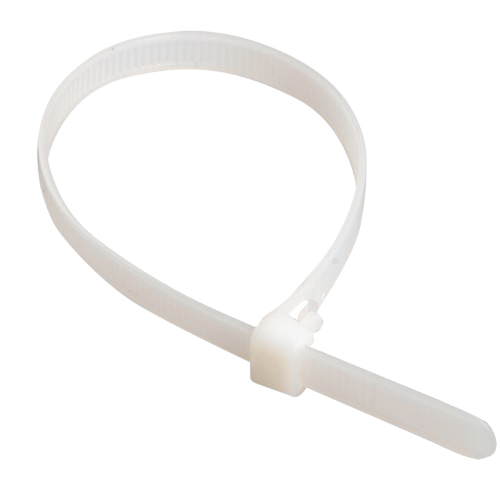 Хомут пластиковий 7,6*300мм білий 100шт/уп INEGVA Житомир