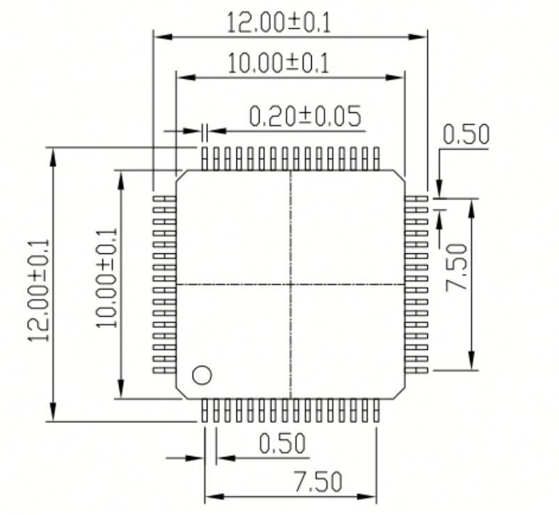 Адаптер TQFP64/LQFP64/QFP64 в DIP64 для программатора Киев - изображение 5