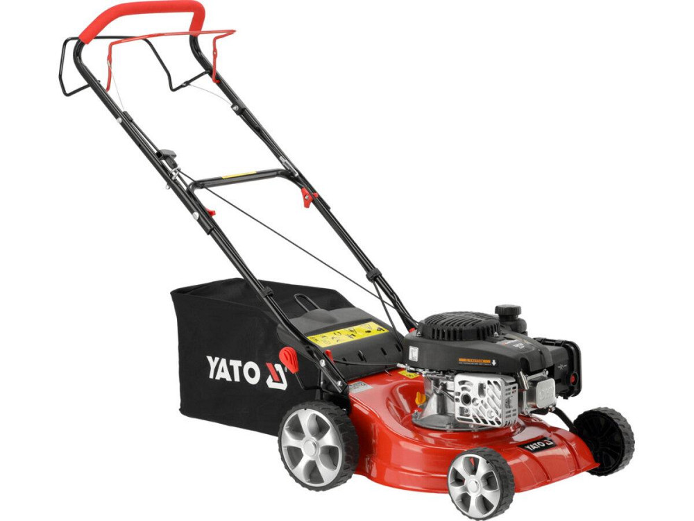 Газонокосарка бензинова YATO з приводом : 1,9кВт,  ширина різання: Ø= 41см, травозбірник- 40л Одеса - фото 1