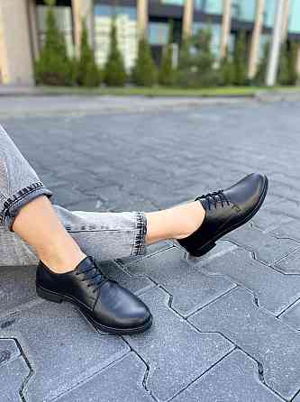 Туфлі жіночі RONE чорні натуральна шкіра 37р.-24см. 38р.-24.5см. (ST 1012) Коломия