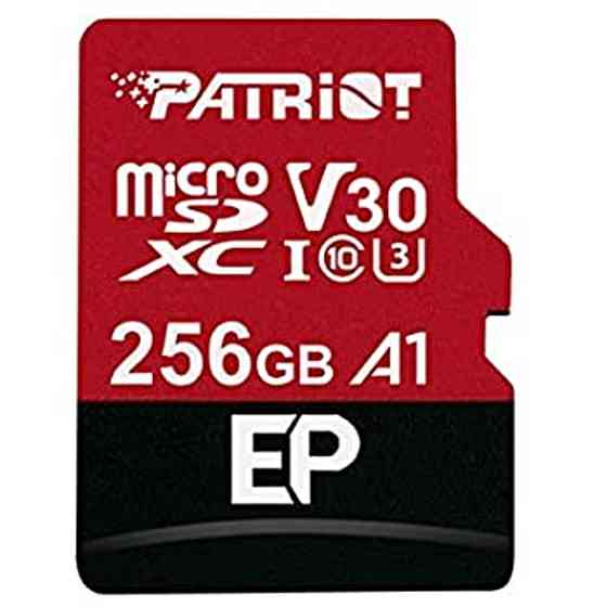 microSDXC (UHS-1 U3) Patriot EP Series 256Gb class 10 V30 (R-100MB/s, W-80MB/s) (adapter SD) Київ