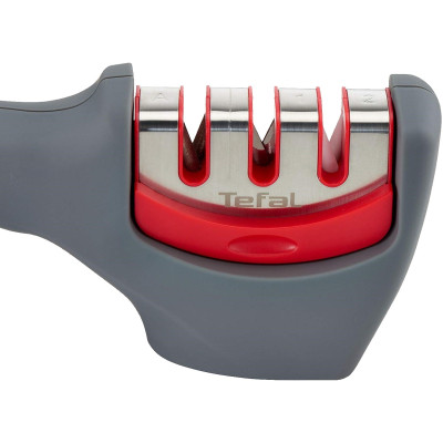 Точило для ножів Tefal Fresh Kitchen, нержавіюча сталь, пластик, сірий (K2090514) Вінниця - фото 4