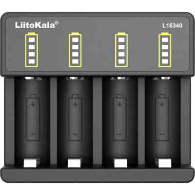 Зарядний пристрій для акумуляторів Liitokala 4 Slots, Li-ion, 16340, CR123A (Lii-L16340) Вінниця