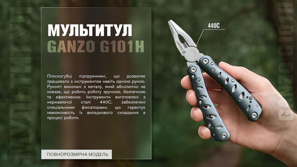 Мультитул Multi Tool Ganzo G101-H (G205) Киев - изображение 8
