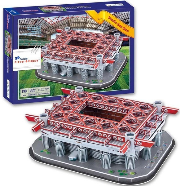 Стадіон Сан-Сіро. Величезні 3D пазли "Stadio san siro" Тривимірний конструктор-головоломка Кам'янець-Подільський - фото 4