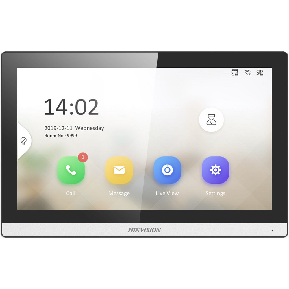 IP-відеодомофон Hikvision DS-KH6350-WTE1 чорний із сріблястим Харків - фото 8