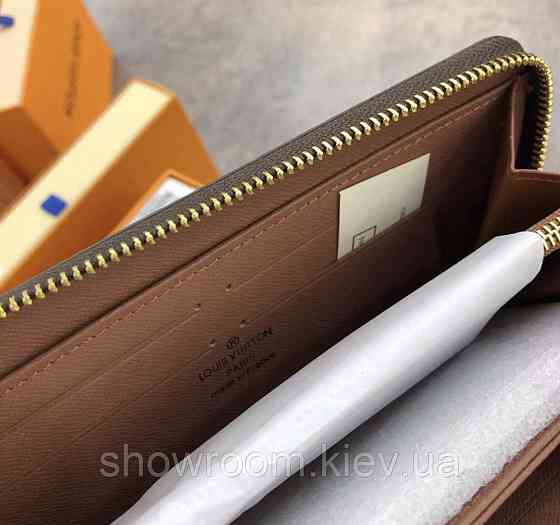 Жіночий гаманець Louis Vuitton (60017) dark brown Київ