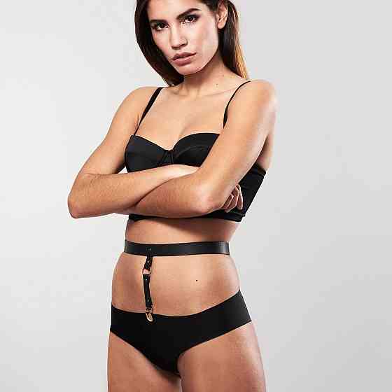 Пояс для белья Bijoux MAZE - Lingerie and stocking Black O\S Sex Aura Киев