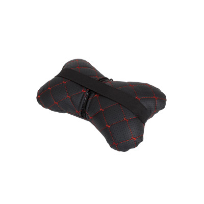 Подушка EVAtech ECO 27х16 см чорна з червоною ниткою (SPCRBR) Вінниця - фото 6