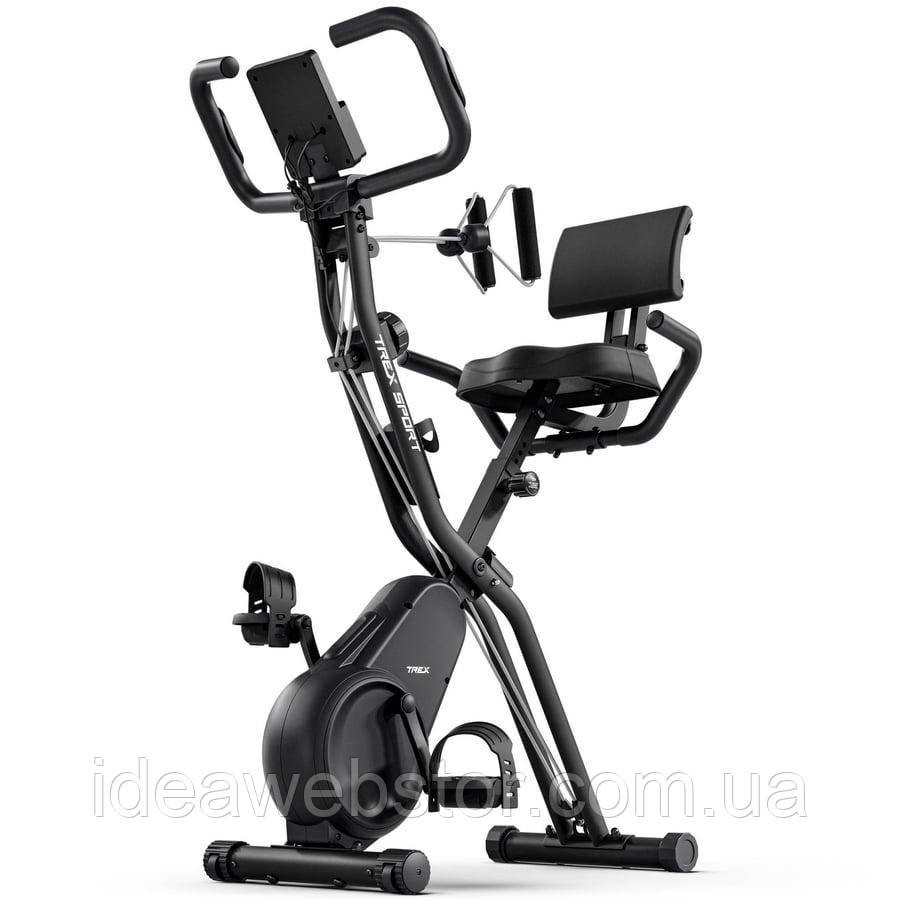 Велотренажер складаний Trex Sport TX-390XB TRIBER магнітний чорний Київ - фото 9