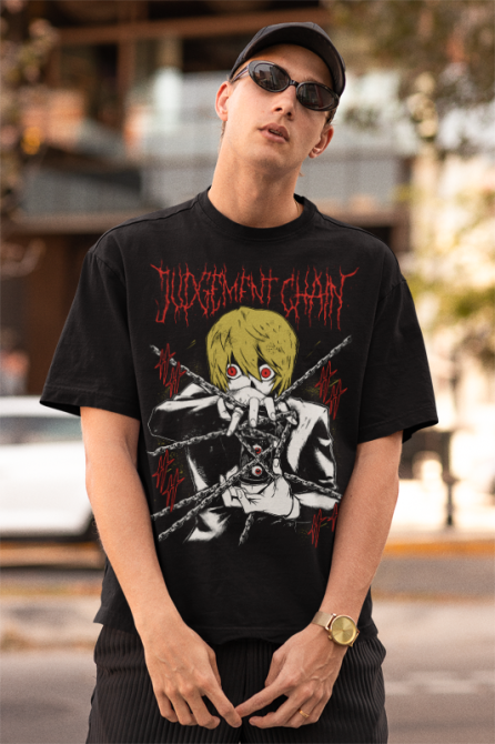 Футболка з аніме принтом Мисливець × Мисливець оверсайз (S/M/L) Чорний AnimeJ0330 Дніпро - фото 2