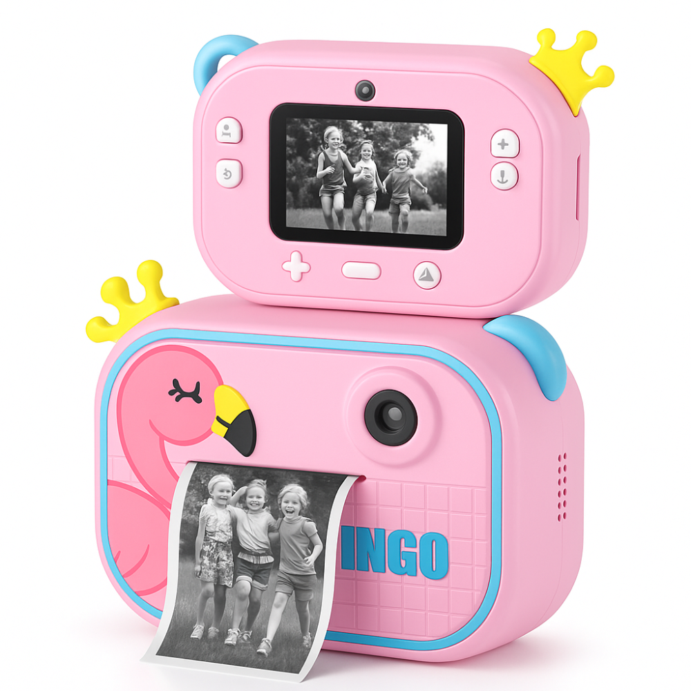 Детский фотоаппарат Print Camera YT008 PINK, Мгновенная печать снимков, Принтер для печати для детей TO-71 Львов - изображение 16