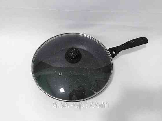 Сковорода с крышкой гранитное антипригарное покрытие с крышкой Ø 30 см ( шт).Aba-Opt Одесса