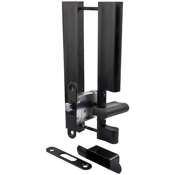 M&T 111569 Ручка тягне Yes! WC + замок + планка set 210 мм мат.чёрний Киев