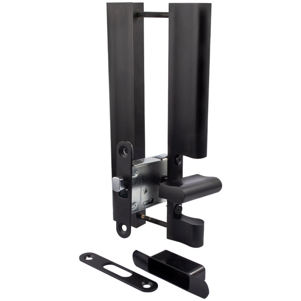 M&T 111569 Ручка тягне Yes! WC + замок + планка set 210 мм мат.чёрний Киев - изображение 1