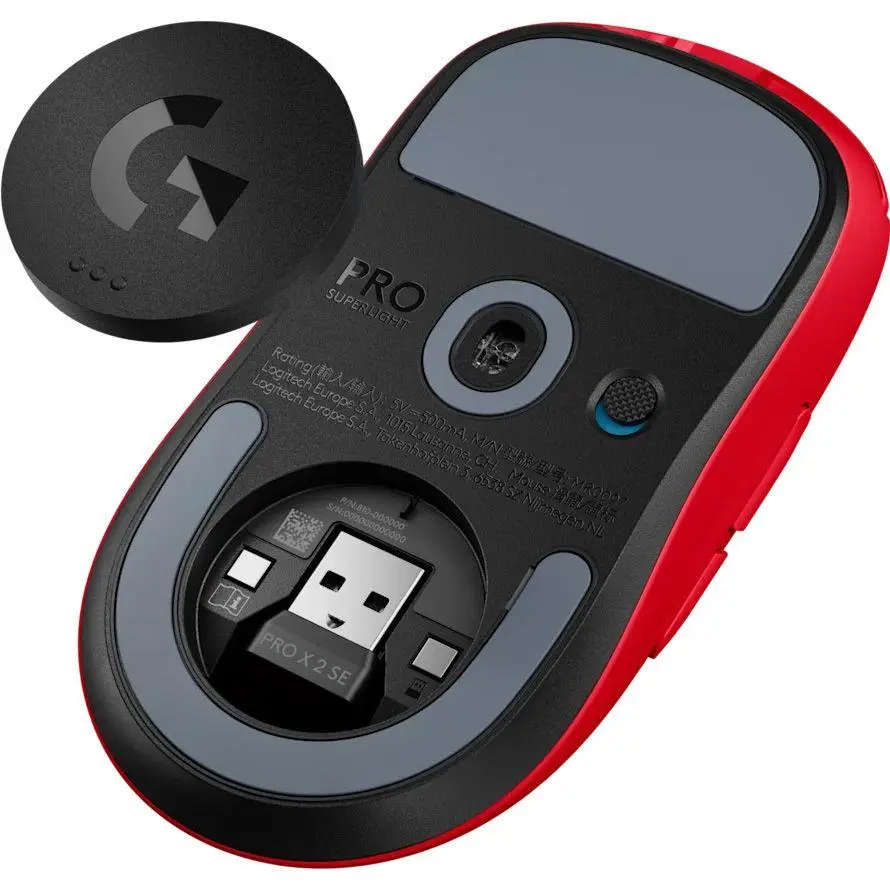 Бездротова ігрова миша Logitech G PRO X SUPERLIGHT 2 SE Red, HERO 2, LIGHTFORCE, LIGHTSPEED, 60 г, USB-C, червона Київ - фото 7