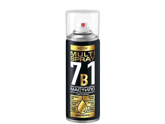 Універсальне мастило MULTI SPRAY 7 в 1 200мл ТМ RECTOR Київ