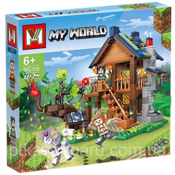 Конструктор блоковий Minecraft My World будинок 465 деталей MG350 Хмельницький