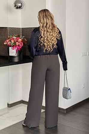 Штани жіночі широкі "Intro" | Норма і батал Графіт, 46-48 Київ