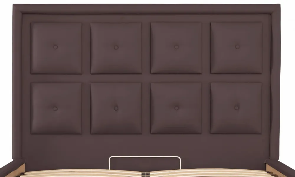 Ліжко Двоспальне Windsor Comfort 180 х 200 см Fly 2231 З підйомним механізмом та нішою для білизни Темно-коричневий Київ - фото 5