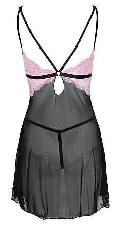 Пеньюар Babydoll black/pink S Sex Aura Киев