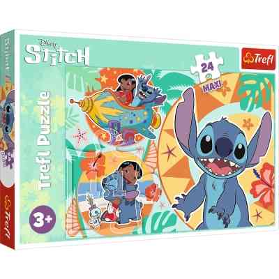 Пазл Trefl Maxi Lilo&amp;Stitch Щасливий день 24 елемента (5900511143652) Вінниця