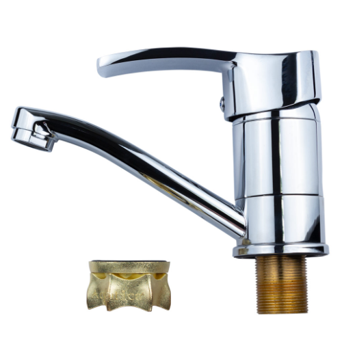 Змішувач MD d40мм для кухні гусак прямий 150мм на гайці Aquatica Житомир - изображение 6