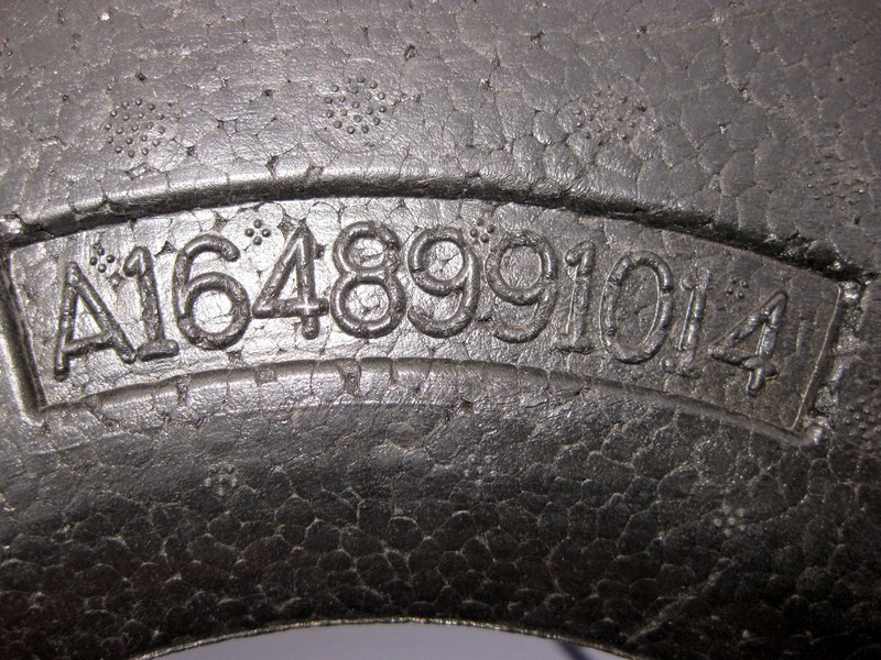 Mercedes-Benz  A1648991014 Пінопласт - вкладиш у запасне колесо докатку ML W164 Одеса - фото 3