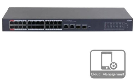 Dahua PoE Switch | DH-CS4226-24ET-240 | Комутатор | Відеонагляд. Харків - фото 1