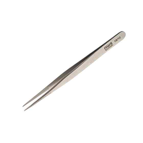 Пінцет для мікроелектроніки NWS з прямими тонкими кінцями, антимагнітний L= 120 мм Одеса