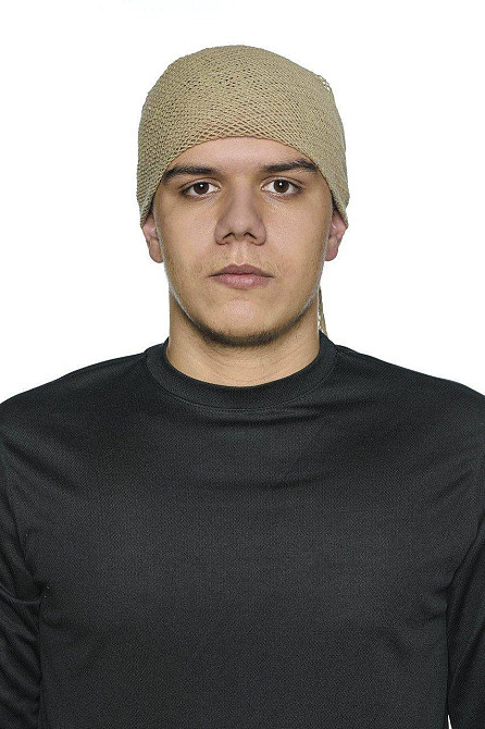 Шарф сетка маскировочный тактичный, военная шаль из треугольной сетки, Бежевый Каменец-Подольский - изображение 4