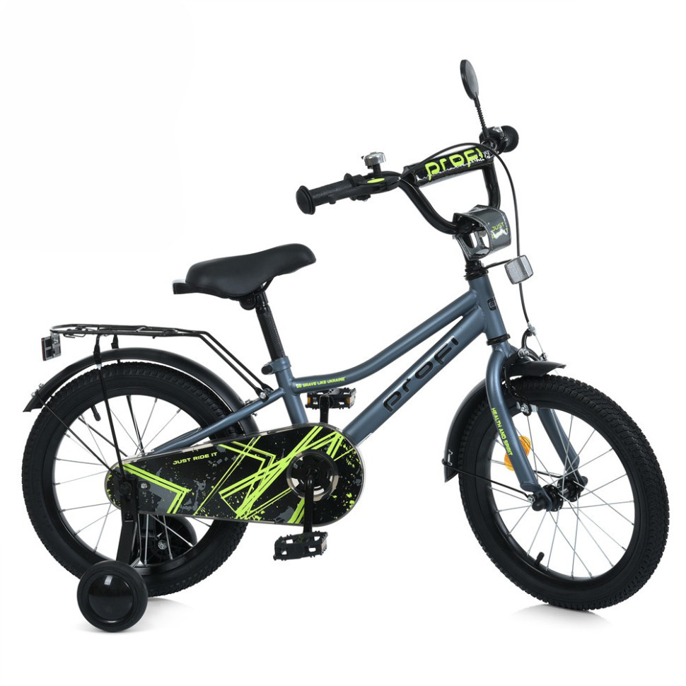 Велосипед дитячий MB 16014-1 колеса 16 дюймів, чорний Вінниця - фото 1